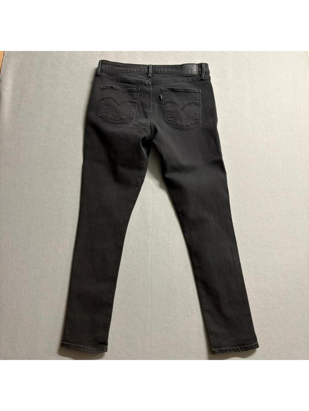 Levi's 311 Shaping Skinny Jeans Womens 31x30 Gray Denim Stretch Pants - Picture 9 of 11